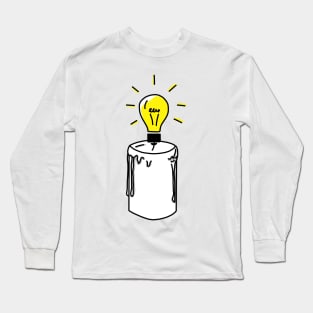 Candle light bulb Long Sleeve T-Shirt